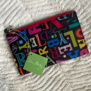 NWT VERA Bradley Retired Print 🌺 From A to Vera Double Zip Wallet
